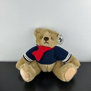 Gund 1982 Bialosky & Friends Bear 11" Nautical Sailor Jointed Teddy Plush NWT